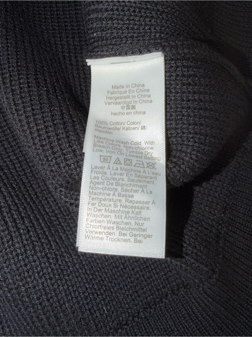 NWT J Crew Size Large Marielle Cropped Cardigan Black Sweater Cotton - Picture 5 of 7